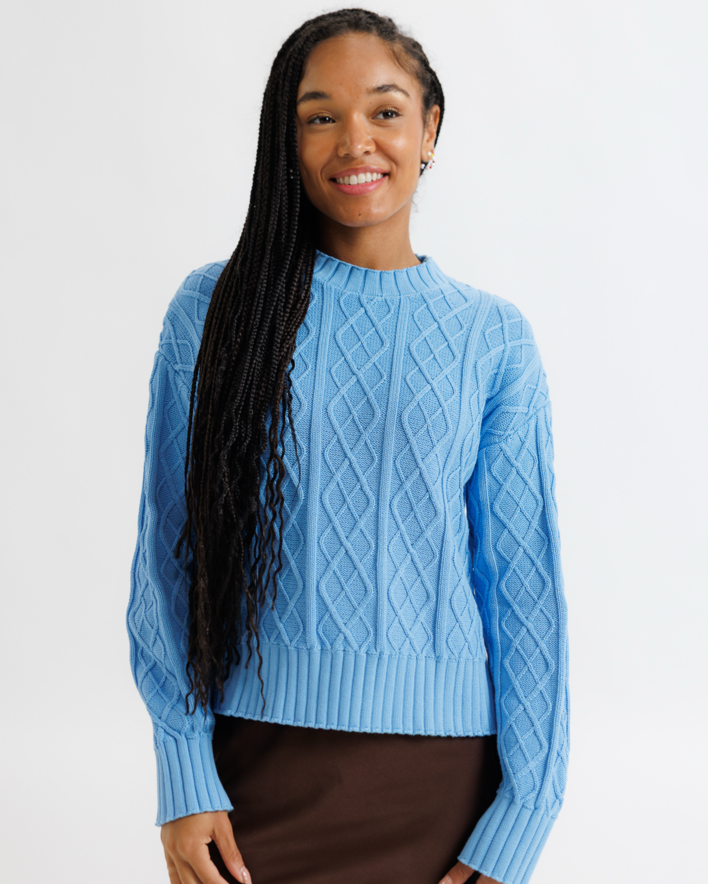 Cable Knit Crew