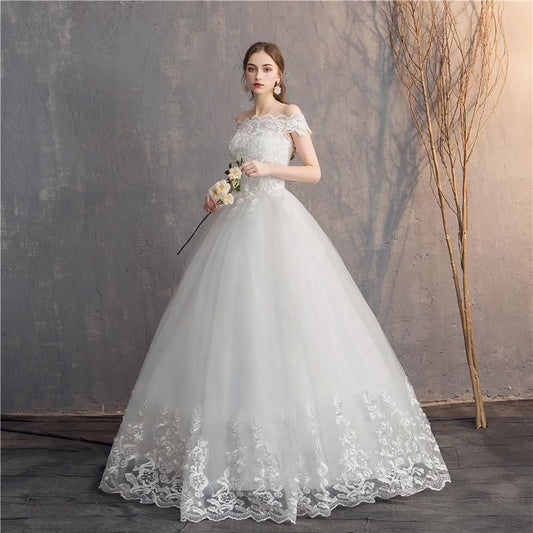 Sexy Off The Shoulder Lace Wedding Dress