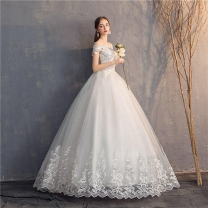 Sexy Off The Shoulder Lace Wedding Dress