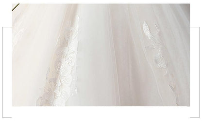 Sexy Wedding Dress Half Sleeve Wedding Gown